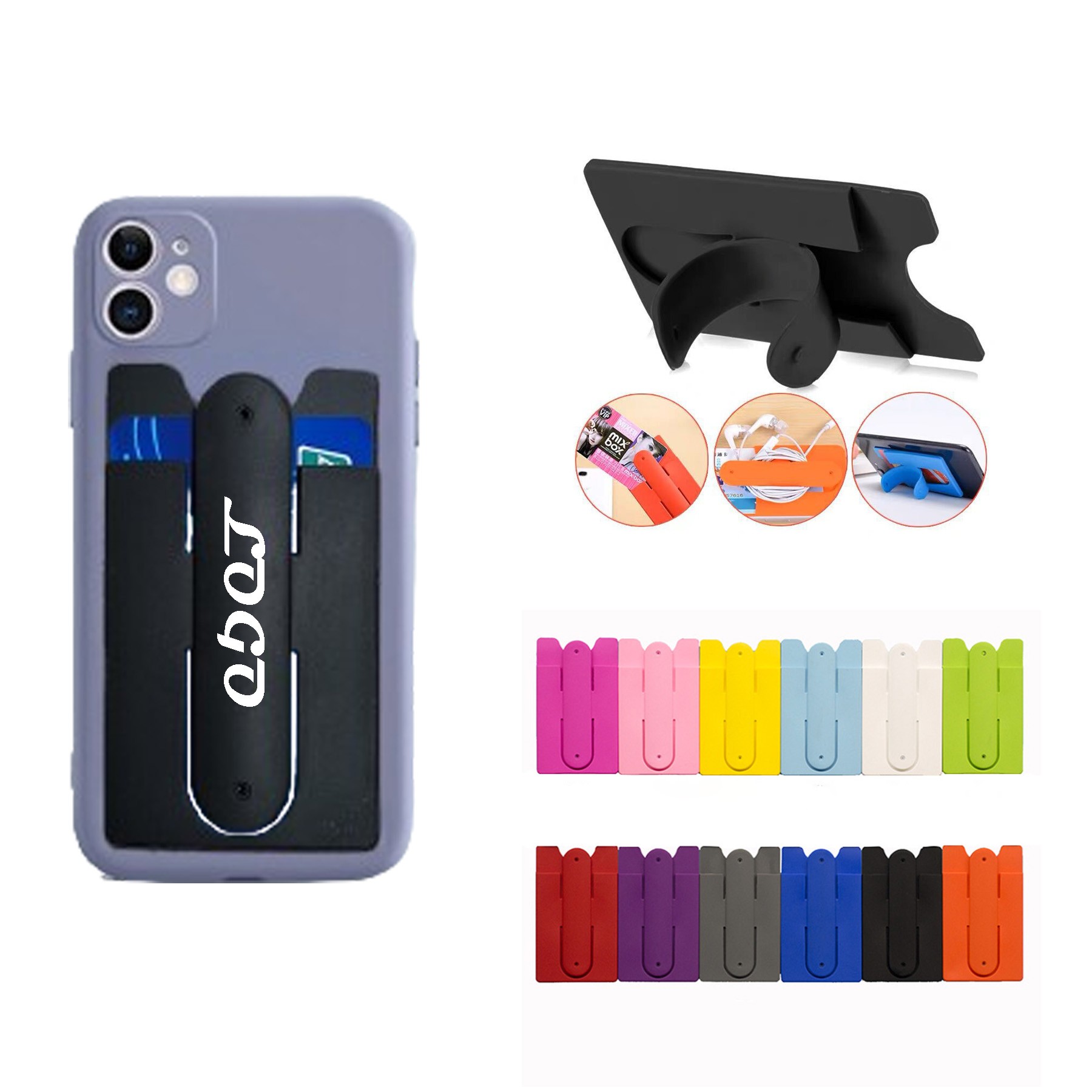 Mobile Wallet With Phone Foldable Kickstand Mobile Wallet With Phone Foldable Kickstand