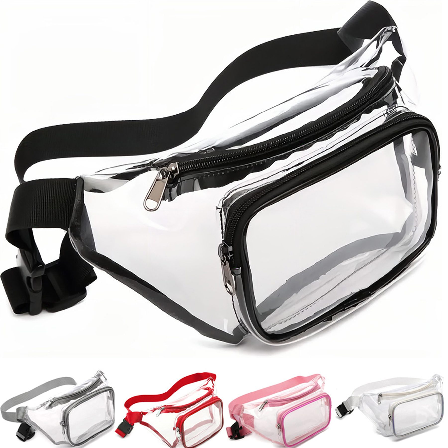 PVC Clear Fanny Pack Bag PVC Clear Fanny Pack Bag