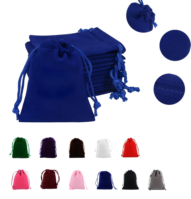 Drawstring Velvet Gift Packaging Pouch Drawstring Velvet Gift Packaging Pouch